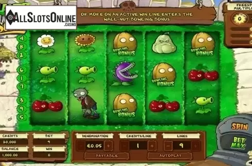 Reel Screen. Plants vs Zombies (IGT) from IGT