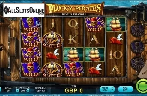 Reel Screen. Plucky Pirates Devil's Triangle from Rocksalt Interactive