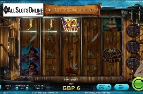 Win Screen 1. Plucky Pirates Devil's Triangle from Rocksalt Interactive