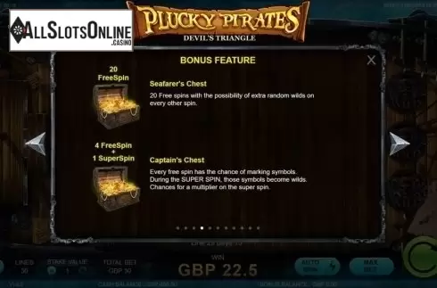 Features 2. Plucky Pirates Devil's Triangle from Rocksalt Interactive