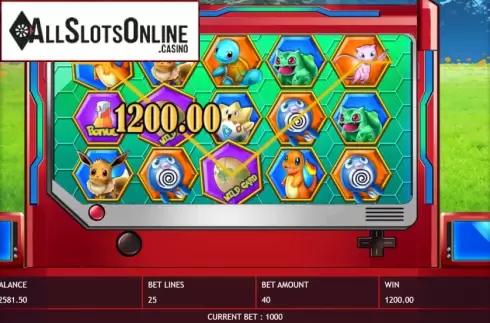 Win Screen 2. Pokamon from Triple Profits Games