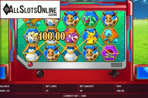 Win Screen 3. Pokamon from Triple Profits Games