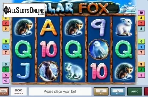 Reel Screen. Polar Fox from Novomatic
