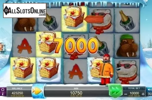 Game screen 5. Polar Picnic from FUGA Gaming