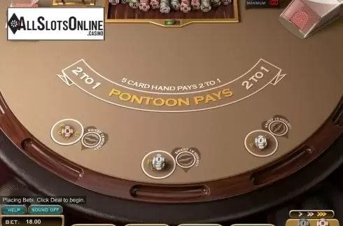 Game Screen 1. Pontoon (Nucleus Gaming) from Nucleus Gaming