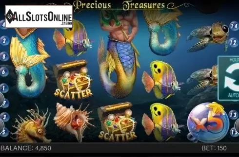 Screen 2. Precious Treasures from Spinomenal