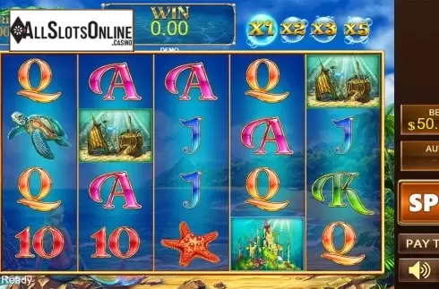 Reels screen. Princess Mermaid from PlayStar