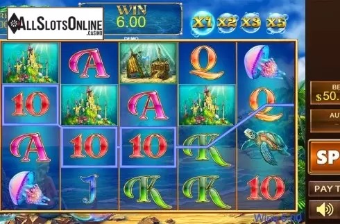 Game workflow . Princess Mermaid from PlayStar