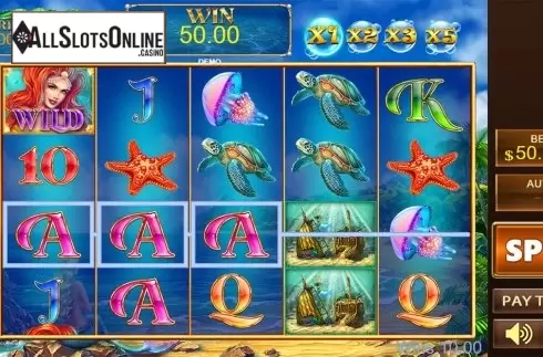 Game workflow 2. Princess Mermaid from PlayStar