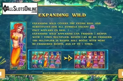 Paytable 2. Princess Mermaid from PlayStar