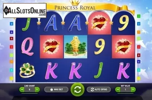 Reel screen. Princess Royal from BGAMING