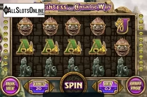 Reel Screen. Princess of Angkor Wat from Vela Gaming