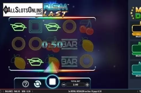 Win Screen 2. Prism Blast from Red7