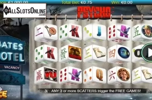 Reel Screen. Psycho Dice from NextGen