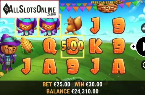 Win screen 3. Pumpkin Patch from Habanero
