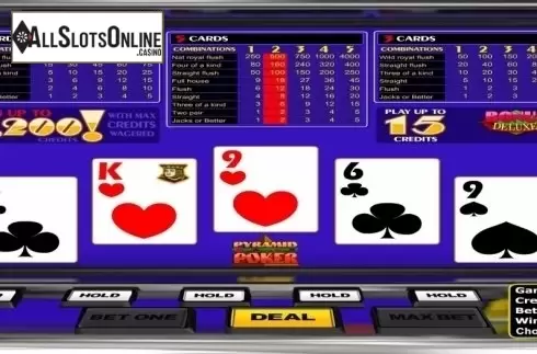 Game Screen. Pyramid Bonus Deluxe (Betsoft) from Betsoft