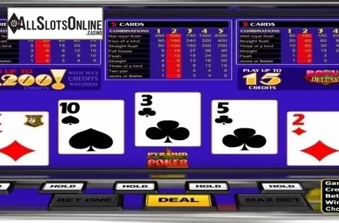 Game Screen. Pyramid Bonus Deluxe (Betsoft) from Betsoft