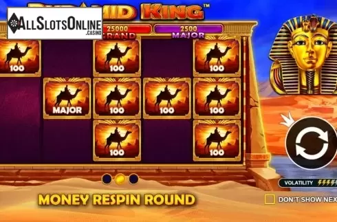 Start Screen. Pyramid King from Pragmatic Play
