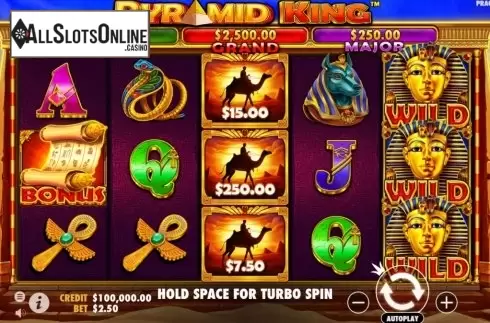 Reel Screen. Pyramid King from Pragmatic Play
