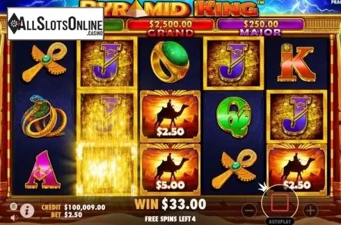 Free Spins 3. Pyramid King from Pragmatic Play