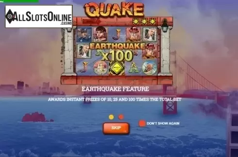 Intro Game screen 1. Quake from Vibra Gaming
