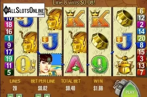 Screen4. Queen Of The Nile from Aristocrat