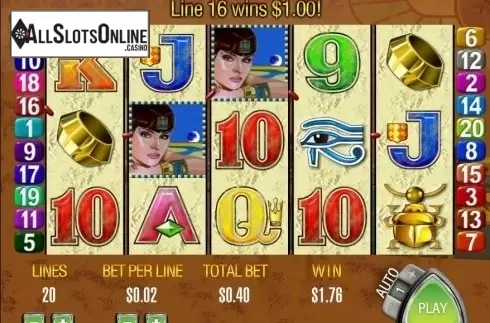 Screen5. Queen Of The Nile from Aristocrat