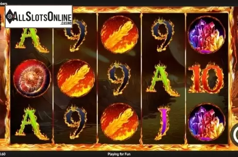 Reel Screen. Queen of Embers from 1X2gaming