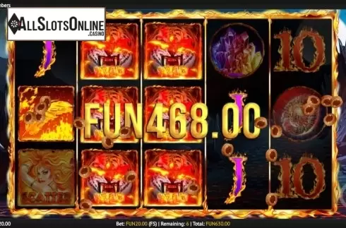 Win Screen 3. Queen of Embers from 1X2gaming