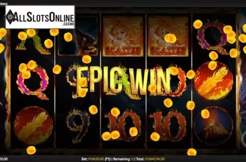 Epic Win. Queen of Embers from 1X2gaming