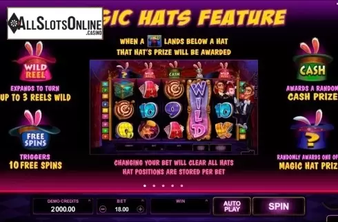 Screen3. Rabbit In The Hat from Microgaming