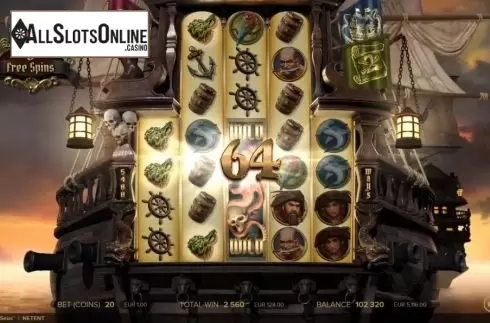 Free Spins 5. Rage of the Seas from NetEnt