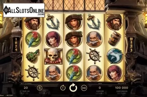 Reel Screen. Rage of the Seas from NetEnt