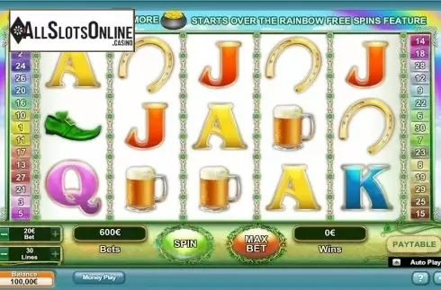 Screen 1. Rainbow Charms from NeoGames