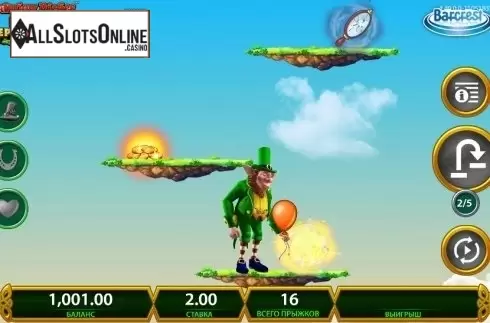 Screen 4. Rainbow Riches Leapin' Leprechauns from Barcrest