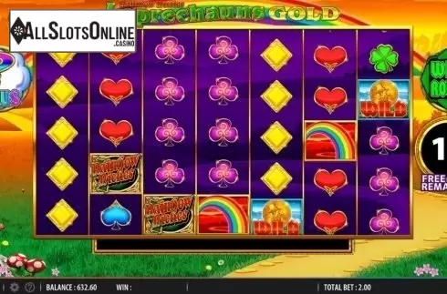 Free Spins. Rainbow Riches Leprechauns Gold from Barcrest