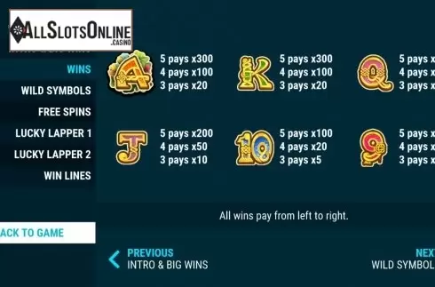 Symbols 2. Rainbow Slots from Slot Factory
