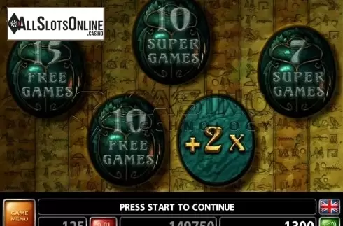 Free game bonus. Ramesses The Great from Casino Technology