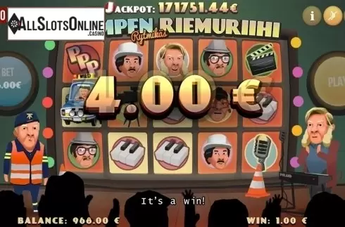 Respin screen. Rampen Rytmikäs Riemuriihi from PAF