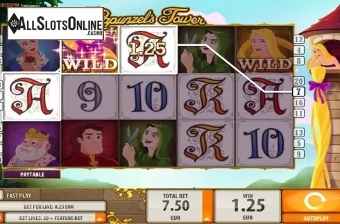 Wild. Rapunzel's Tower from Quickspin