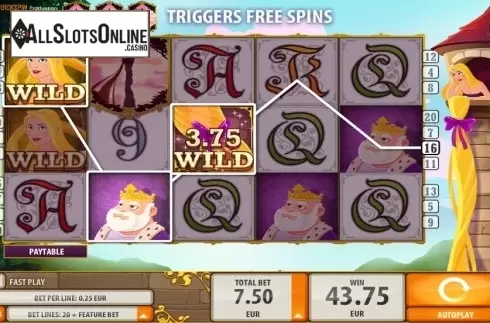 Wild. Rapunzel's Tower from Quickspin