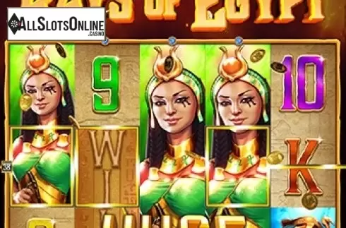 Win Screen2. Rays of Egypt from Incredible Technologies