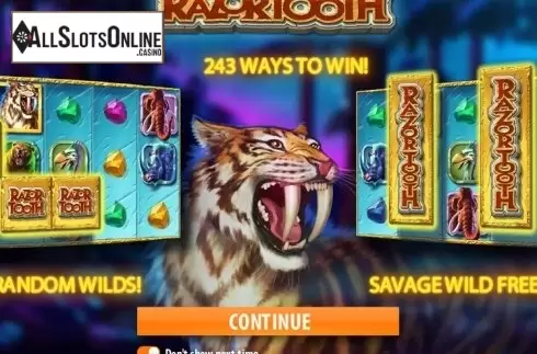 Game features. Razortooth from Quickspin