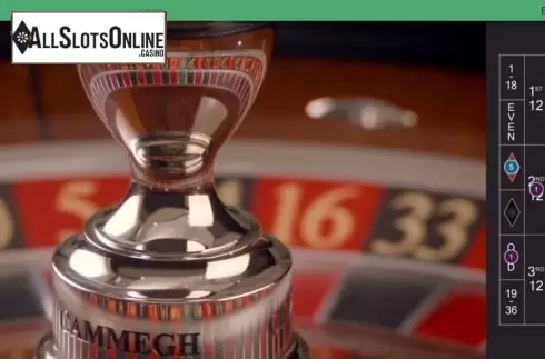 Game Screen 3. Real Roulette with Sarati from Real Dealer Studios