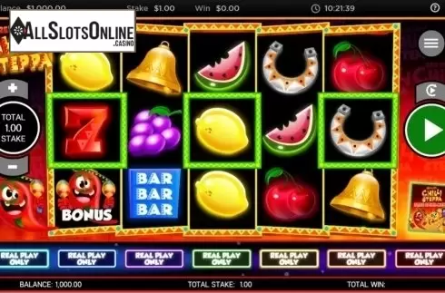 Reel Screen. Red Hot Chilli Steppa from CORE Gaming