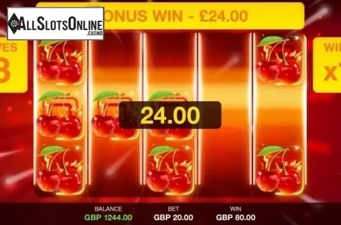 Win Screen 2. Red Hot Win Spin from Probability Jones