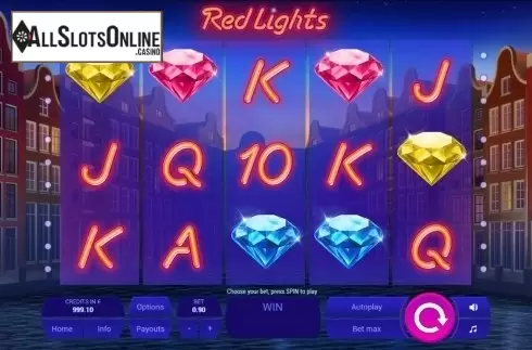 Game Workflow screen. Red Lights from Tom Horn Gaming
