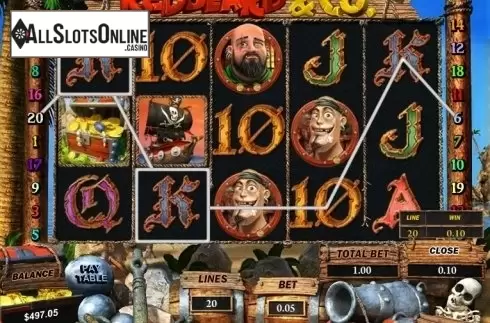 Win screen 1. Redbeard & Co. from Pragmatic Play