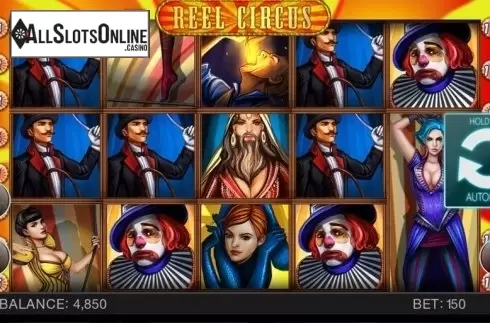 Screen 2. Reel Circus from Spinomenal