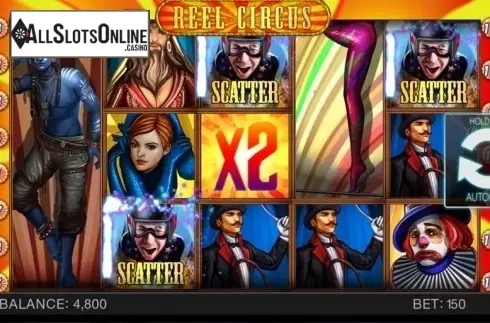 Screen 4. Reel Circus from Spinomenal